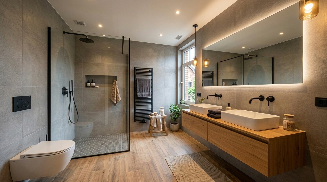 Volledige Badkamerrenovatie in Genk