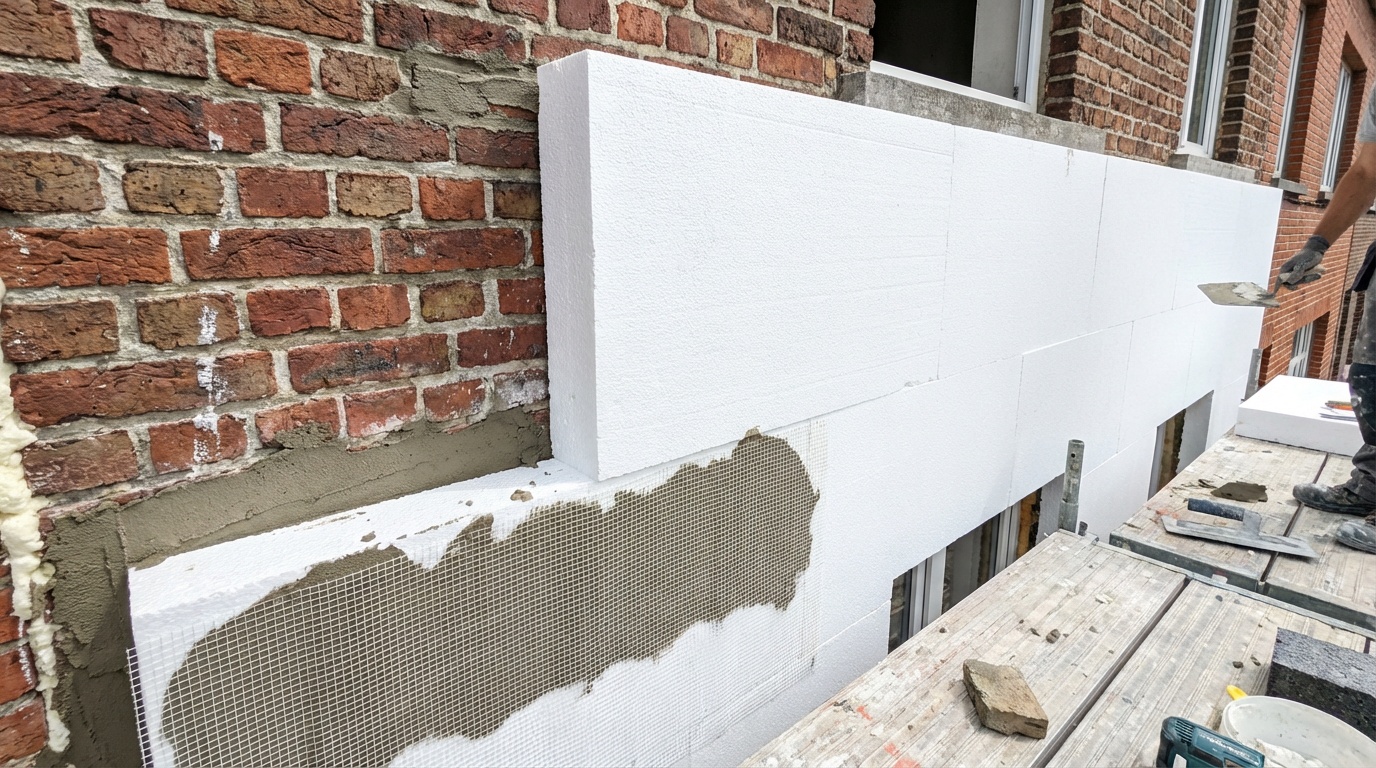 Gevelbekleding in Genk