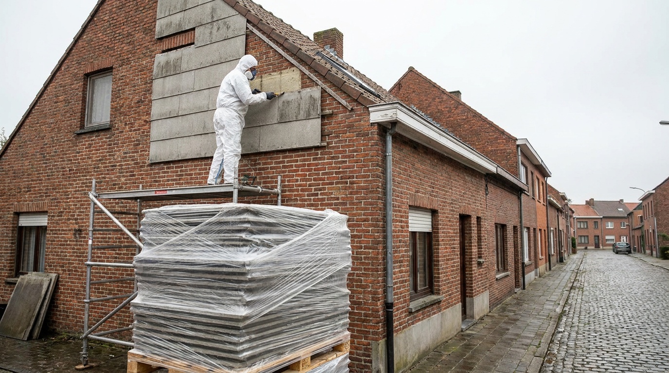 Gevel Asbest Verwijderen in Genk